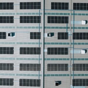 Large scale rooftop solar system industrial facility